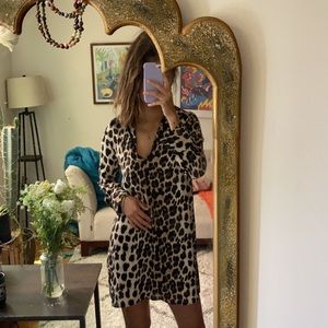 Zara leopard print dress